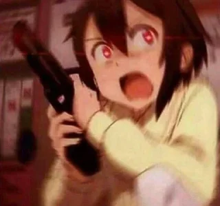🔫 emoji Mem pak by @anime_stickerr Telegram sticker 14 of 30