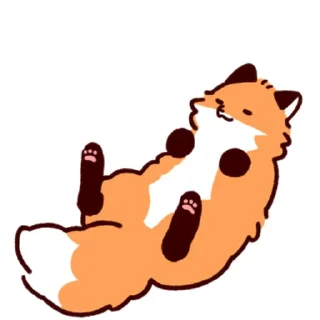 Sticker from fox