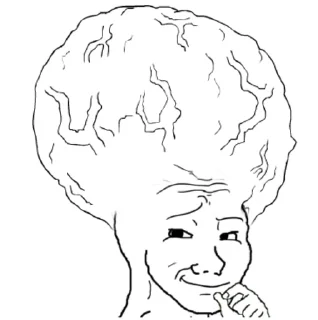 🥸 emoji Wojak Telegram sticker 5 of 46