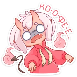 ☕️ emoji Они-тян (@TgSticker) Telegram sticker 21 of 48