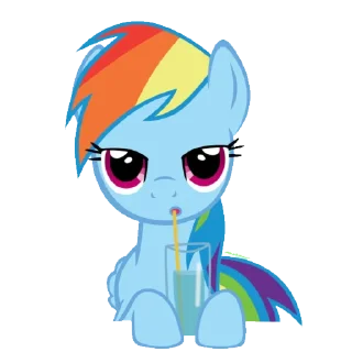 🧋 emoji Радуга Дэш! Telegram sticker 13 of 18