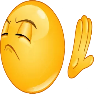 😒 emoji Смайлики 2 @stickers104 Telegram sticker 7 of 101