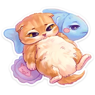 😪 emoji Котик Telegram sticker 12 of 47