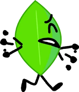 🌟 emoji leafy BFB/BFDI 2 @sun_yo0 Telegram sticker 11 of 21