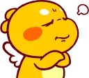 💨 emoji QooBee Agapi :: @line_stickers Telegram sticker 5 of 40