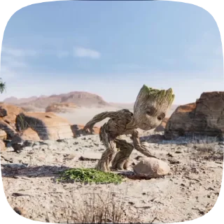 🤍 emoji i am groot Telegram sticker 19 of 50