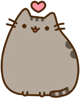 ❤ emoji Pusheen • @stickB00K Telegram sticker 1 of 62