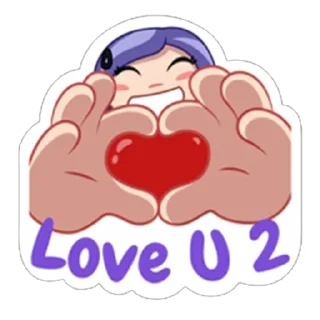 🫶 emoji Viber Telegram sticker 11 of 55