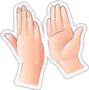 👏 emoji From Viber Telegram sticker 16 of 51