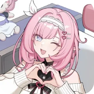 🩷 emoji Miss Elf is live-streaming ♪ Telegram sticker 14 of 36