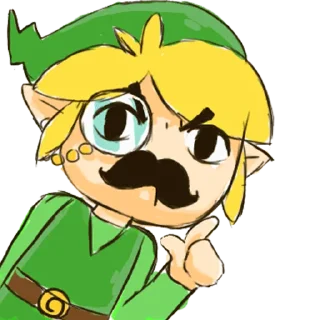 ☝️ emoji Legend Of Link Telegram sticker 17 of 59