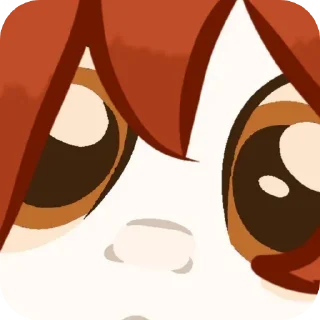 🙂 emoji Shoji someone. Telegram sticker 7 of 22