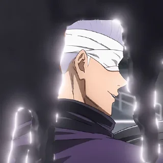 😎 emoji Satoru Gojo Telegram sticker 24 of 120