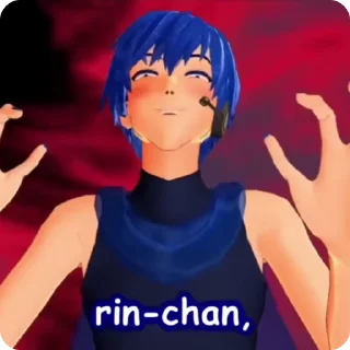 🔞 emoji ★|@Riupo |< MMD Kaito ★ Telegram sticker 9 of 50