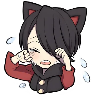 Sticker from Чёрный котёнок @Nyasticks