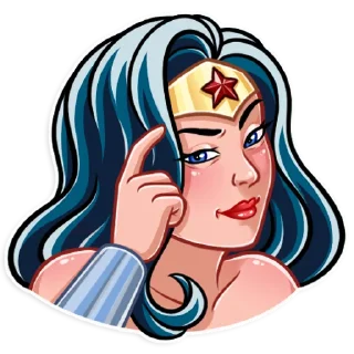 🧐 emoji Wonder Woman Telegram sticker 22 of 25