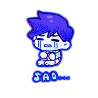 😭 emoji Omori Telegram sticker 20 of 47
