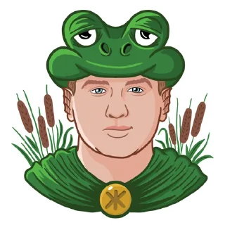 🐸 emoji КАПИТАН ПАНИКА Telegram sticker 5 of 18