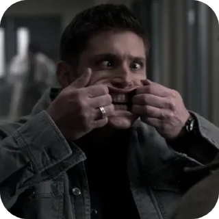 🤪 emoji Dean Telegram sticker 23 of 62
