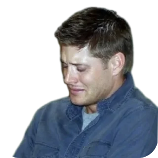 😢 emoji Dean Telegram sticker 5 of 62