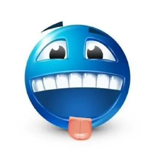 😝 emoji Blue guy Telegram sticker 13 of 69