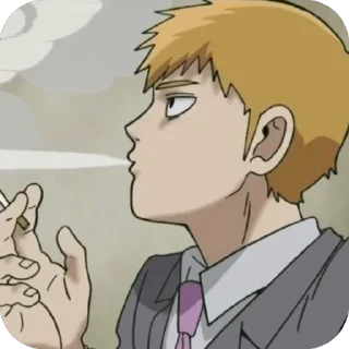 🤐 emoji Reigen Arataka @anime4_arts Telegram sticker 14 of 50