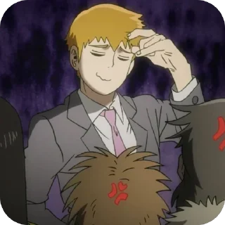 😮 emoji Reigen Arataka @anime4_arts Telegram sticker 13 of 50