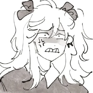 👺 emoji Fischl @rcinnamonroll Telegram sticker 5 of 20