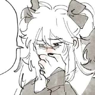 😨 emoji Fischl @rcinnamonroll Telegram sticker 8 of 20