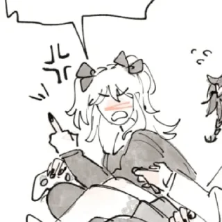 🤬 emoji Fischl @rcinnamonroll Telegram sticker 9 of 20