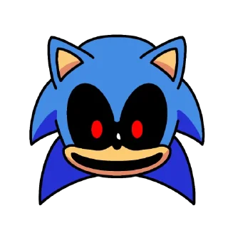 🙂 emoji Classic Sonic.Exe Telegram sticker 1 of 8
