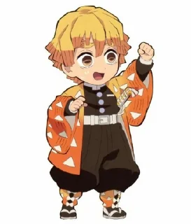 🌟 emoji Zenitsu (@pola_w ) Telegram sticker 20 of 69