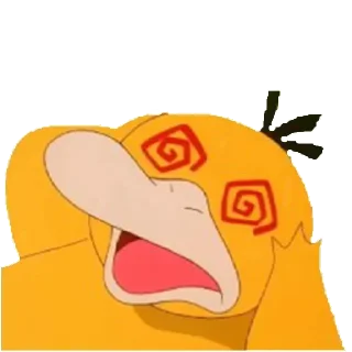 😜 emoji Psyduck @stickersb2b Telegram sticker 12 of 31
