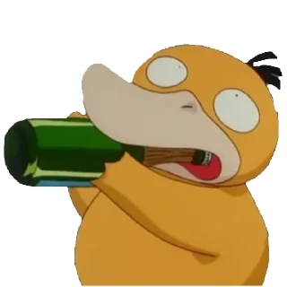 😕 emoji Psyduck @stickersb2b Telegram sticker 15 of 31