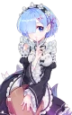 🤔 emoji Rem Telegram sticker 9 of 27