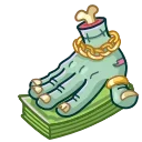 🤑 emoji Zombie Hand Telegram sticker 14 of 20