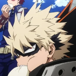 Sticker from Bakugo || @narezkiartmga