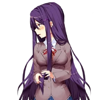 💔 emoji Doki doki literature club Telegram sticker 18 of 41