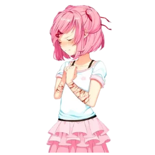 😢 emoji Doki doki literature club Telegram sticker 7 of 41