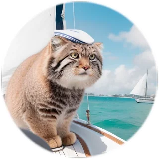 ⛵️ emoji Everyday Manul @animalplantspb Telegram sticker 17 of 35