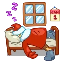 💤 emoji Ded Moroz Telegram sticker 9 of 25