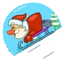 😀 emoji Ded Moroz Telegram sticker 19 of 25