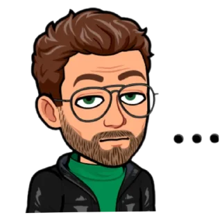 😐 emoji George Telegram sticker 17 of 22