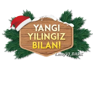 🎄 emoji TABRIK by @VJ_DARK Telegram sticker 18 of 117