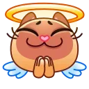 😇 emoji Эмоции Висказа Telegram sticker 5 of 38