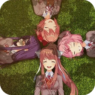 Sticker from Doki Doki Literature Club