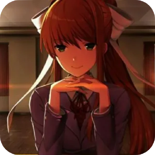 Sticker from Doki Doki Literature Club