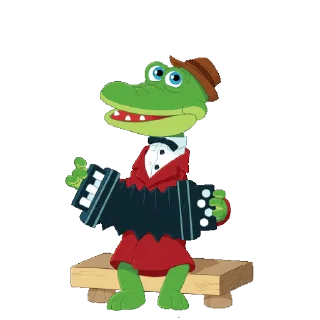 🐊 emoji Союзмультфильм @stickerstgrm Telegram sticker 6 of 25