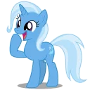 😅 emoji Great and Powerful Trixie! Telegram sticker 14 of 69