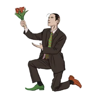 💐 emoji Дай почитать Telegram sticker 6 of 15